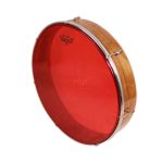 Yissi Ceviz Agacı Bendir Remo Kırmızı 41 Cm-7