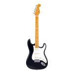 SX Stratocaster Elektro Gitar (Black)